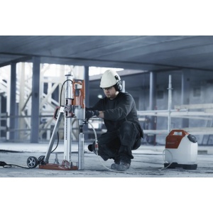 Kit masina de carotat Husqvarna DS 250 + DM 370, diametru carotare 250 mm + sistem ancorare + carota CADOU - Img 5