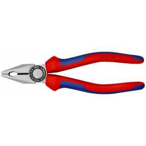 KNIPEX 03 02 180 Patent combinat cu manşoane multicomponent vopsit negru 180 mm - Img 3