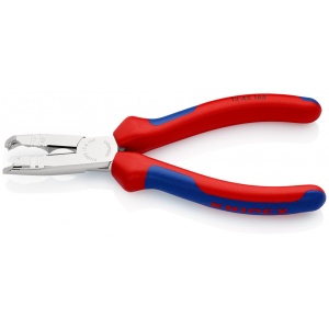 KNIPEX 13 45 165 Cleşte dezizolator cu manşoane multicomponent cromat 165 mm - Img 3
