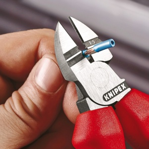 KNIPEX 14 25 160 Șfic pentru dezizolat cu manşoane multicomponent cromat 160 mm - Img 4