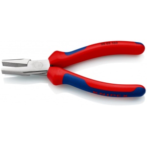 KNIPEX 20 05 160 Clește plat cu manşoane multicomponent cromat 160 mm - Img 2