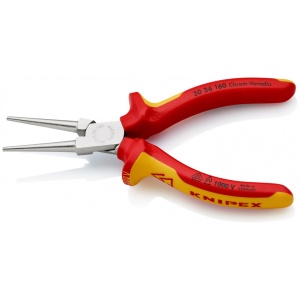 KNIPEX 30 36 160 Patent cu cioc lung izolate, cu manere multicomponent, testate VDE cromat 160 mm - Img 2