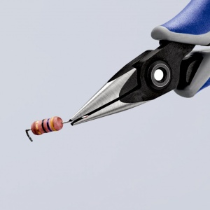 KNIPEX 34 52 130 Clește de apucare de precizie pentru sisteme electronice cu manşoane multicomponent brunat 130 mm - Img 6