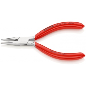 KNIPEX 37 33 125 Clește de prindere pentru mecanică fină acoperite cu plastic cromat 125 mm - Img 2