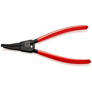 KNIPEX 45 21 200 Clește de montaj pentru inele de retenție pe axuri acoperite cu plastic brunat 200 mm - Img 1