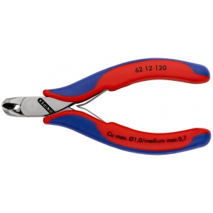 KNIPEX 62 12 120 Tăietor oblic pentru sisteme electronice cu manşoane multicomponent 120 mm - Img 3
