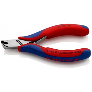 KNIPEX 64 32 120 Tăietor frontal pentru instalații electronice cu manşoane multicomponent 120 mm