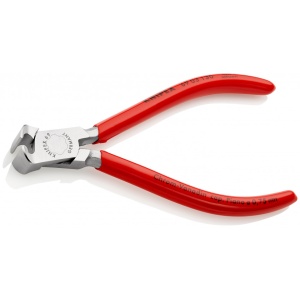 KNIPEX 69 03 130 Tăietor frontal pentru mecanici acoperite cu plastic cromat 130 mm - Img 2