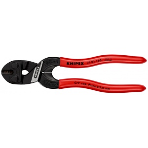 KNIPEX 71 01 160 CoBolt® S Tăietor compact pentru bolțuri acoperite cu plastic vopsit negru 160 mm - Img 3