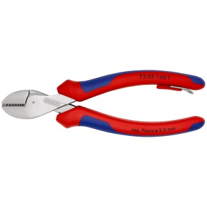 KNIPEX 73 05 160 T X-Cut® Şfic compact cu manşoane multicomponent, cu cârlig de fixare integrat pentru montarea unei siguranţe împotriva căderii cromat 160 mm - Img 3