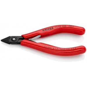 KNIPEX 75 22 125 Șfic pentru instalații electronice cu învelișuri din plastic brunat 125 mm - Img 2