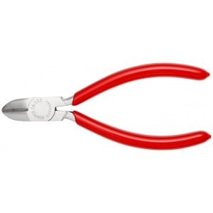 KNIPEX 76 03 125 Tăietor lateral (șfic) pentru electromecanici acoperite cu plastic cromat 125 mm - Img 3