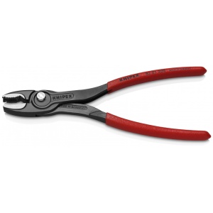 KNIPEX 82 01 200 TwinGrip Clești cu prindere frontală acoperit cu material plastic aderent vopsit negru 200 mm - Img 2