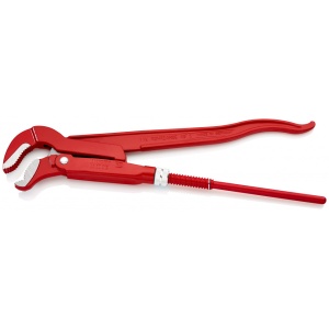 KNIPEX 83 30 015 Clește pentru țevi cu fălci încovoiate vopsit electrostatic în roșu 420 mm - Img 3