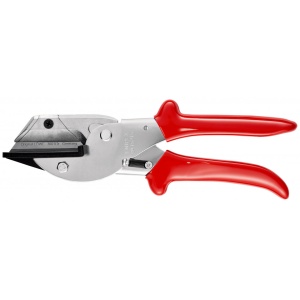 KNIPEX 94 15 215 Tăietor pentru cabluri de tip platbandă cu învelișuri din plastic cromat 215 mm - Img 3