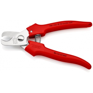 KNIPEX 95 05 165 Foarfece de tăiat cabluri mânere stropite cu material plastic stropite cu material plastic 165 mm - Img 3