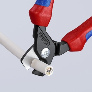 KNIPEX 95 12 160 StepCut Foarfece de tăiat cabluri cu manşoane multicomponent brunat 160 mm - Img 6