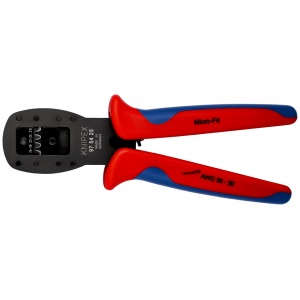KNIPEX 97 54 25 Clește de sertizare pentru fișe miniaturale Sertizare paralelă pentru fişe din seria Mini-Fit™ de la Molex LLC cu manşoane multicomponent brunat 190 mm - Img 3