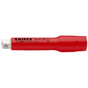 KNIPEX 98 35 125 prelungire cu element rectangular interior / exterior de 3/8" 125 mm
