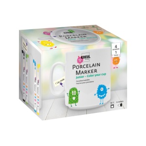 KREUL Porcelain Marker medium Junior Set Color your cup