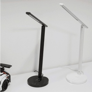 Lampă de birou WiFi Tellur Smart, 12W, lumină albă, caldă, Qi 10W, USB 10W, reglabilă, alb - Img 8