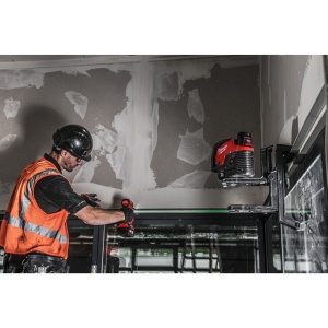 Laser M12™ cu linie transversală verde cu puncte de verticală Milwaukee M12 CLLP-301C - Img 10