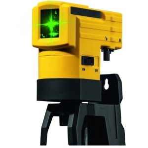 LAX 50 G - nivela laser linii cruce verde, cu suport prindere - Img 1