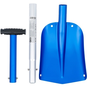 Lopata pentru zapada cu maner telescopic, aluminiu - Img 3