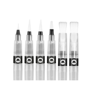 Marker gol reîncărcabil Molotow Aqua Squeeze Pen Basic-Set 2 - Img 2