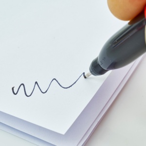Marker negru cu vârf subțire INKZALL™, pachet 4 buc - Img 5