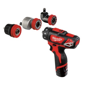 Masina de gaurit multifunctionala cu acumulator Milwaukee M12 BDDX-202C KIT, livrata cu acumulatori, valiza - Img 14