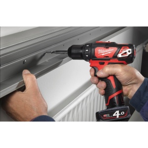Masina de gaurit si insurubat cu acumulator Milwaukee M12 BDD-202C, cuplu 30 Nm, livrata cu acumulatori, valiza - Img 13
