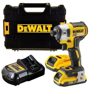 Masina de insurubat cu impact, cu acumulatori Dewalt DCF887D2, 18V/2.0Ah, cuplu maxim 205 Nm, 2 acumulatori, incarcator si valiza de transport - Img 2