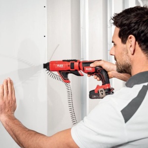 Masina de insurubat Flex DW 45 18.0-EC pentru gips-carton, compatibila cu acumulatori 18V, cuplu maxim 28 Nm - Img 5