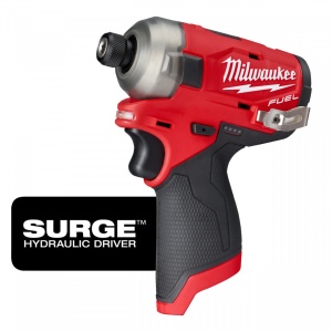Masina de insurubat hidraulica cu impact 1/4" Milwaukee FUEL M12 FQID-0, cuplu 50 Nm, livrata fara acumulator