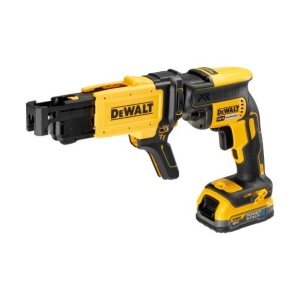 Masina de insurubat pentru gips-carton Dewalt DCF620E1K, cu 1 acumulator POWERSTACK 18V / 1.7 Ah, magazie suruburi si valiza de transport - Img 2