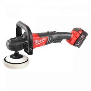 Masina de polisat cu acumulatori Milwaukee FUEL M18 FAP180-502X, disc 180 mm, livrata cu acumulatori, valiza si accesorii