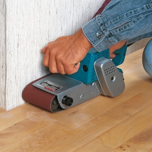 Masina de slefuit cu banda Makita 850W, 76x610, 620mm - Img 2