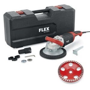 Masina de slefuit cu disc diamantat Flex LD 24-6 1180 Kit Turbo-Jet, 2400 W, 180 mm, 6000 rpm - Img 2