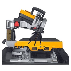 Masina de taiat in mediu umed cu disc diamantat Dewalt D24000, 1600 W, diametru disc 250 mm, pentru marmura, granit si placi ceramice - Img 2
