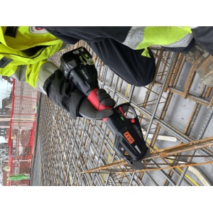 Masina de taiat plasa fier-beton MAX WMC80 - 14.4V, taiere 8mm, SOLO - Img 6