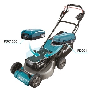 Masina de tuns gazon compatibila cu acumulatorul tip rucsac PDC1200A01, 53 cm, autopropulsie, fara acumulatori - Img 4