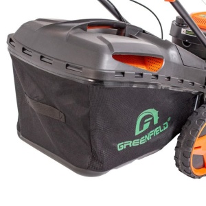Masina de tuns gazonul pe benzina Greenfield G-MTG461ARW-T6, 3.46 cp, 146 cmᶟ, 457 mm, 7 trepte taiere, 60 l sac colector - Img 8