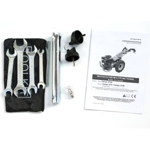 Motocositoare multifunctionala Progarden Campo U16E/BC120M 14CP, benzina, 120cm, 2 lame mobile, inclinare lama - Img 5