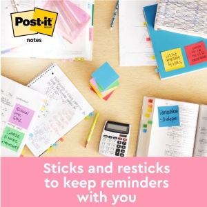 Notes adeziv 76 x 76 mm 450 file cub neon Post-it 3M - Img 6