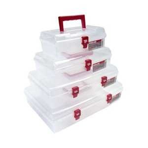 ORGANIZATOR CU MANER 85X150X245MM / 5 CASETE - Img 2