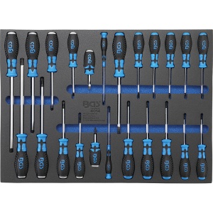 Organizator pentru carucior BGS, 23 surubelnite , 3/3 sertar - Img 1