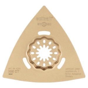 Panza de fierastrau triungiulara Wolfcraft 4246000, "Expert", dimensiune 80 x 29 mm, material HM echipat - Img 2
