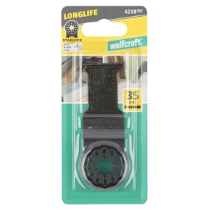 Panza de fierastrau Wolfcraft 4238000, cu intrare directa in material "Expert", dimensiune 35 x 42 mm, material HCS - Img 5