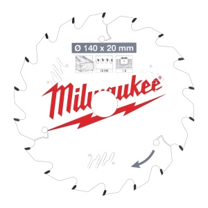 Pânze pentru fierăstraie circulare de mână Milwaukee (Diametru interior disc (mm): 30, Nr. dinți: 36, Diametrul exterior al pânzei (mm): 190, Lățime tăiere (mm): 1.6) - Img 3